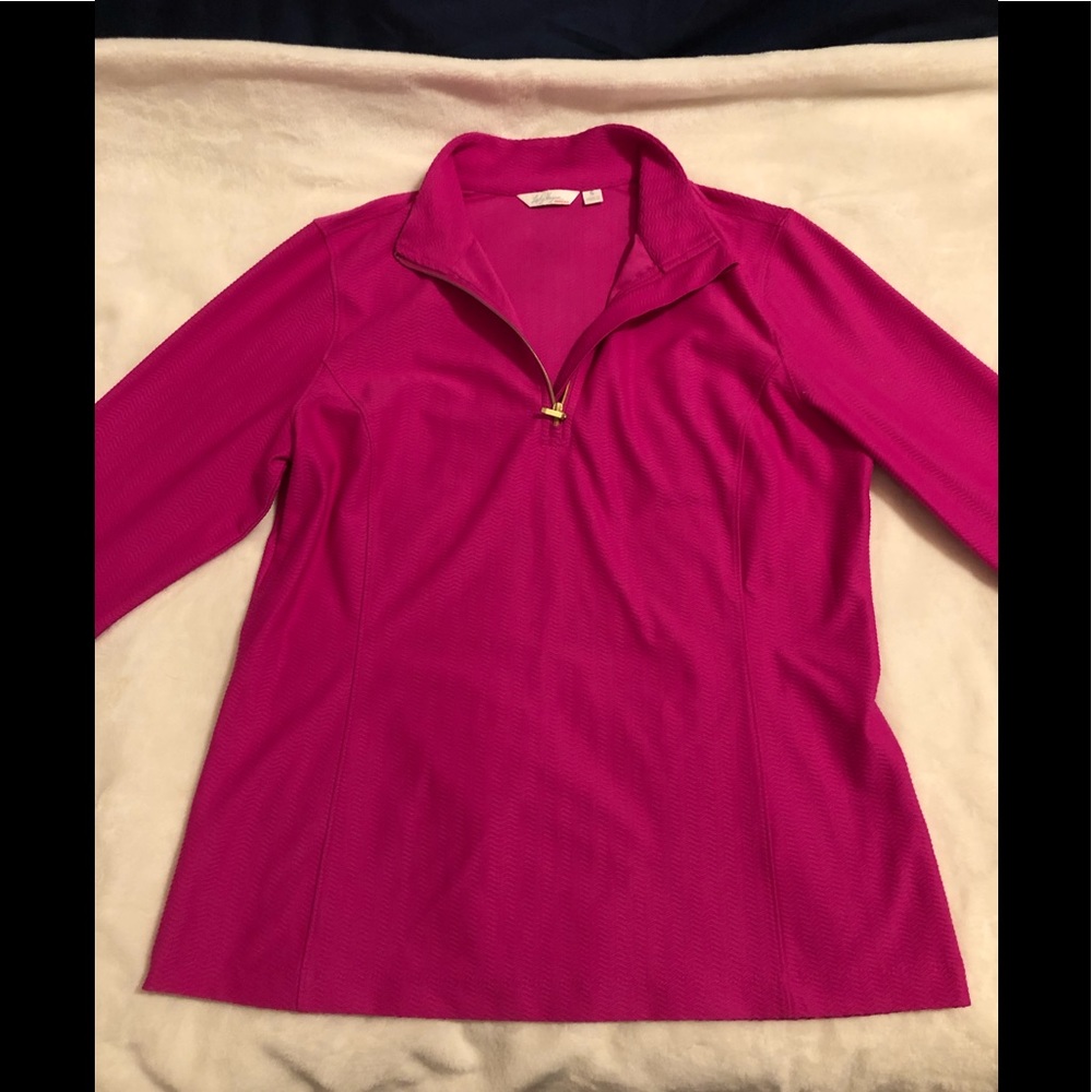 Half zip work out shirt